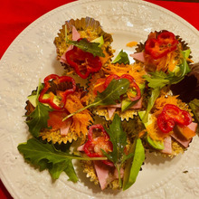 オートミールでおかず系カップケーキ