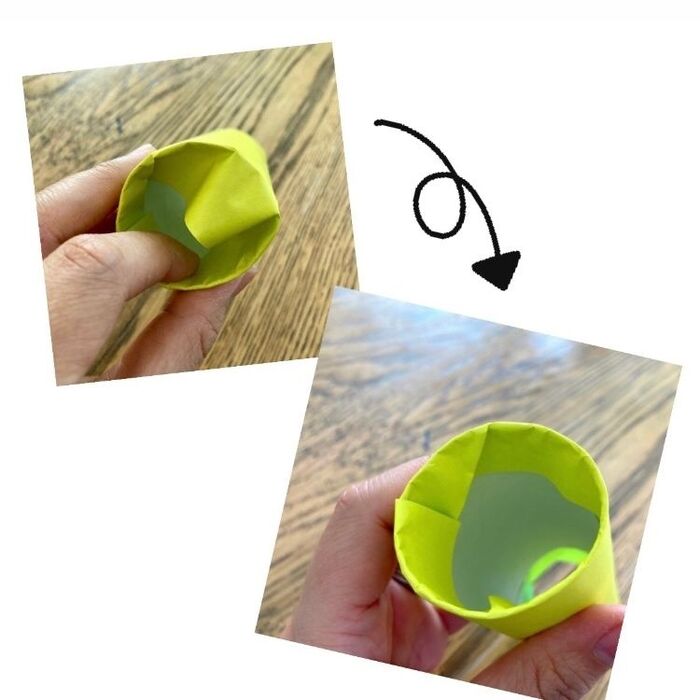 【ステップ2】両端を折りこむ