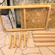 意外と簡単!ローテーブルを高さ78㎝にリメイクしてみた♡