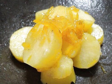 ゆずとサツマイモの甘煮