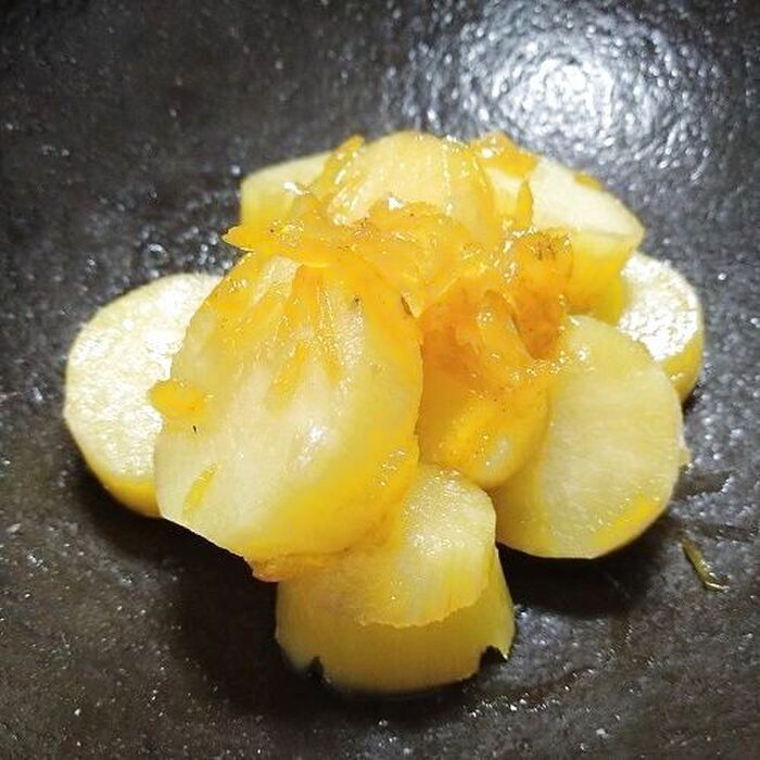 ゆずとサツマイモの甘煮