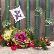 100均グッズで 竹飾り