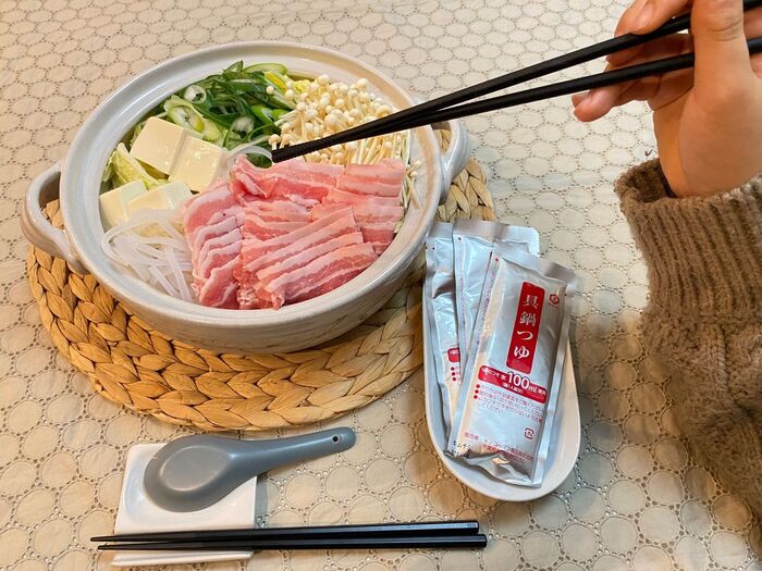 子供に好評!ご飯が進むキッコーマン・具鍋つゆ「いただきまーす♪」