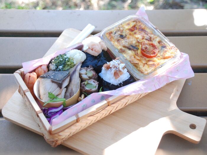 ♡お友達とピクニックへgo!!娘弁当♡