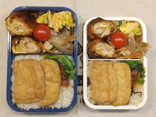 包まないお稲荷弁当