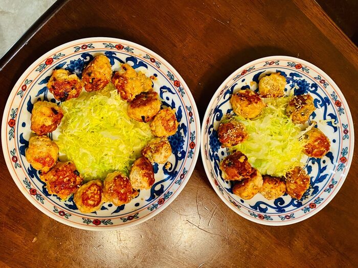レンコン鶏団子