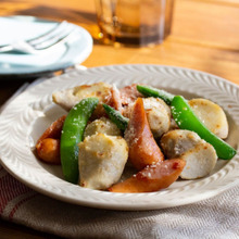 やつがしらとウインナーのジャーマンポテト