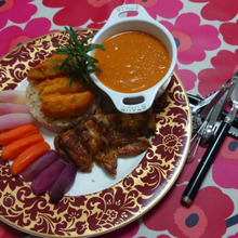 オランジュなバターチキンカレー