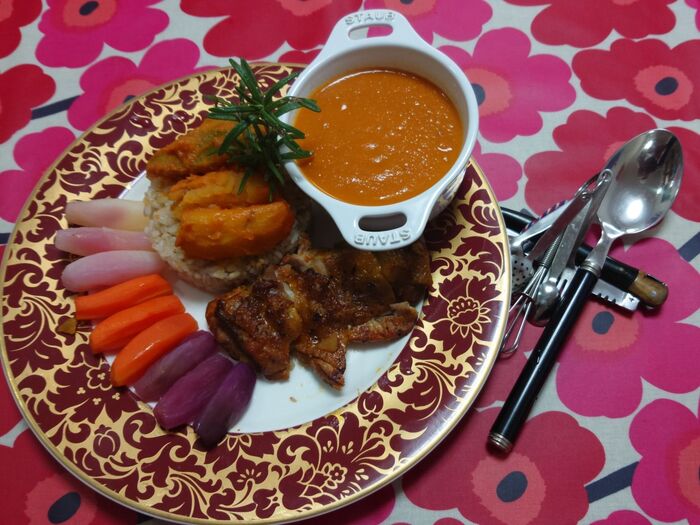オランジュなバターチキンカレー