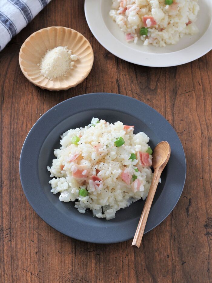 年末年始で疲れた胃腸に!コロコロ大根のチーズリゾット