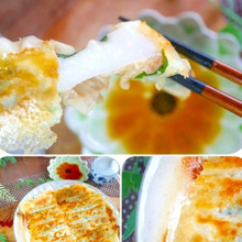 包まないから簡単!味も餃子♪羽根付きモチモチお餅と豚ばらの『棒餃子』