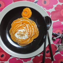 今朝の breakfast 「デコポン」&「ヨーグルト」