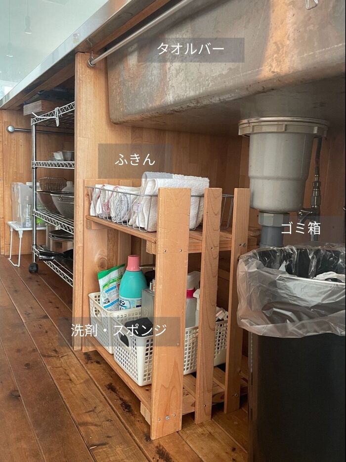 シンク下の収納