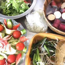 纏めて切って時短に⭐︎