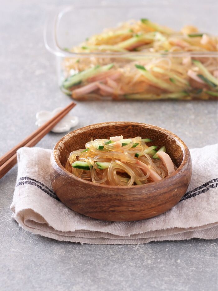 作ってすぐ食べられる!味しみ春雨サラダ