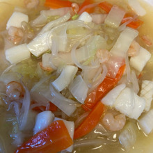 塩ラーメンで本格的な海鮮焼きそばが出来る♪