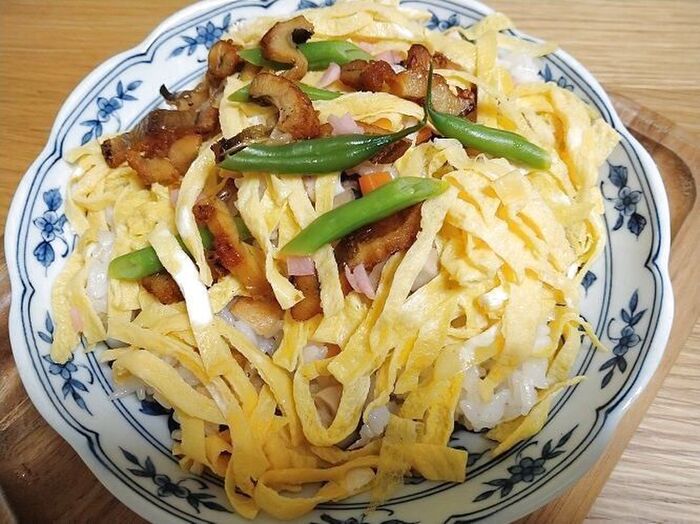 冬の蒸し寿司