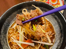 極上!一度は食べたい!チャルメララーメンの出来上がり🎶