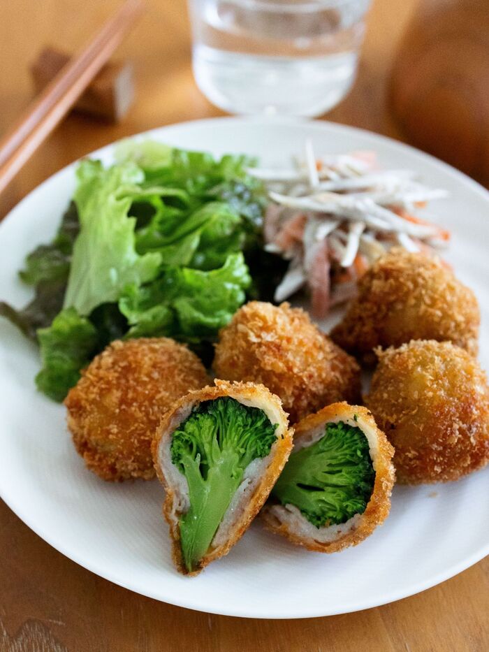 『ブロッコリーの肉巻きフライ』のレシピ