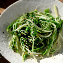 無限水菜【電子レンジ × 3分以内 × 野菜のおかず】