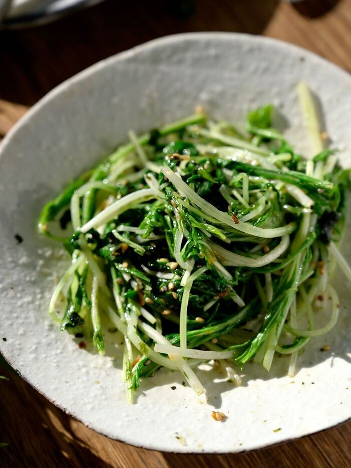 無限水菜【電子レンジ × 3分以内 × 野菜のおかず】
