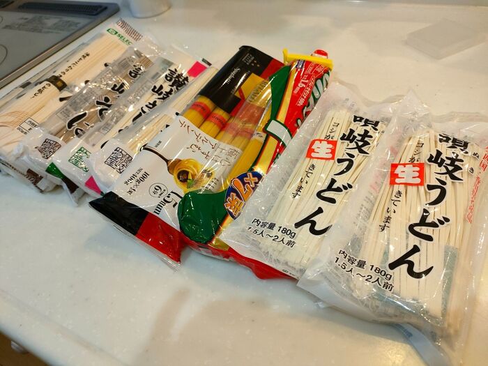 乾麺、在庫の数はどうやって決める?