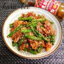ご飯が進む♪たっぷりいんげんと豚肉の甘辛うまかばい生姜焼き