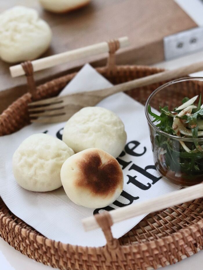 発酵込みで55分!の香ばしパン♡