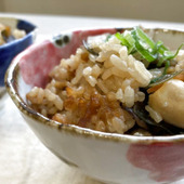 免疫力UPレシピ~鶏ごぼう御飯~