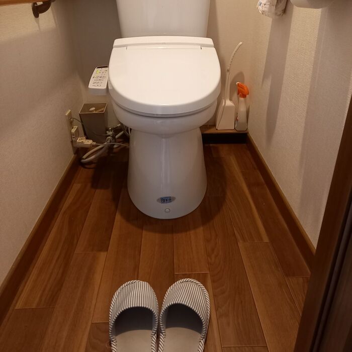 【家事を楽にする方法】やめました🚻トイレのマット🚽