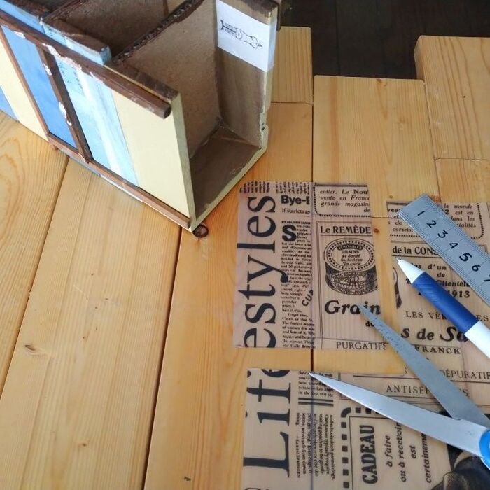 サイズカットして、接着します!