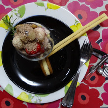 本日のデザート 🍓 いちごいちえ 🍓 Vacherin 再び・・・・