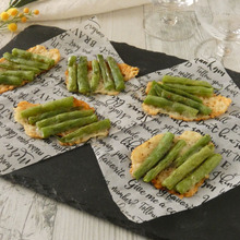 材料4つ★いんげんのパリパリチーズ焼き