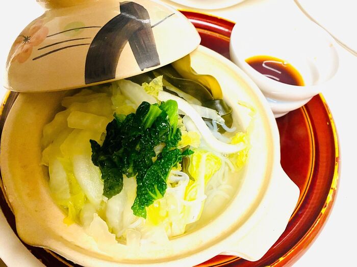 無理なく!美味しく!糖質ダイエットにオススメ!水だきをポン酢で(*´∀`)♪