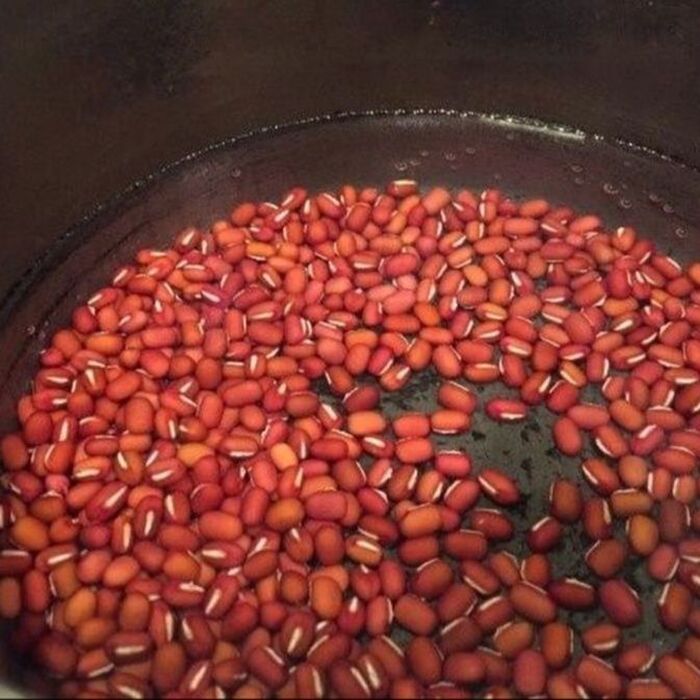 ①小豆の準備 (煮る)