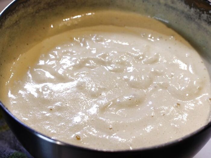 シフォンロール生地を焼く①