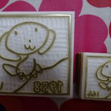 消しゴムハンコ オリジナルデザイン 作成してもらいました!!