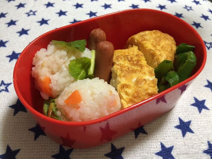 ランチ時間5分?栄養バランスおにぎり弁当