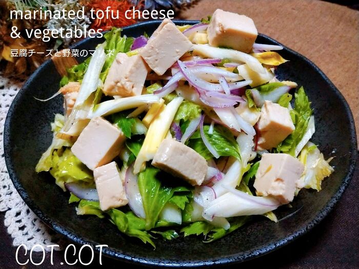 ★豆腐を3日。コクの塊!豆腐チーズと野菜のマリネ★