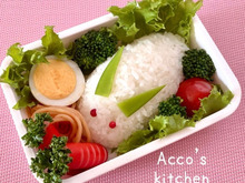 ♡お月見 雪うさぎのお弁当♡
