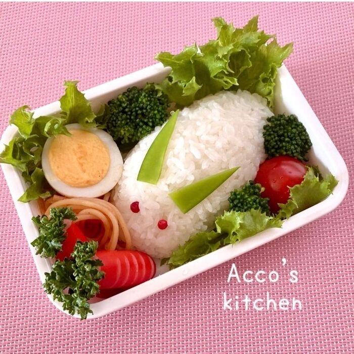 ♡お月見 雪うさぎのお弁当♡
