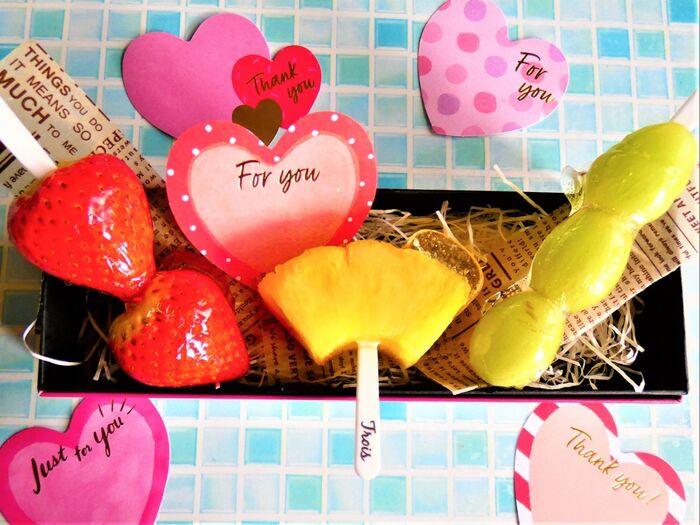 箱に入れてプレゼントも!