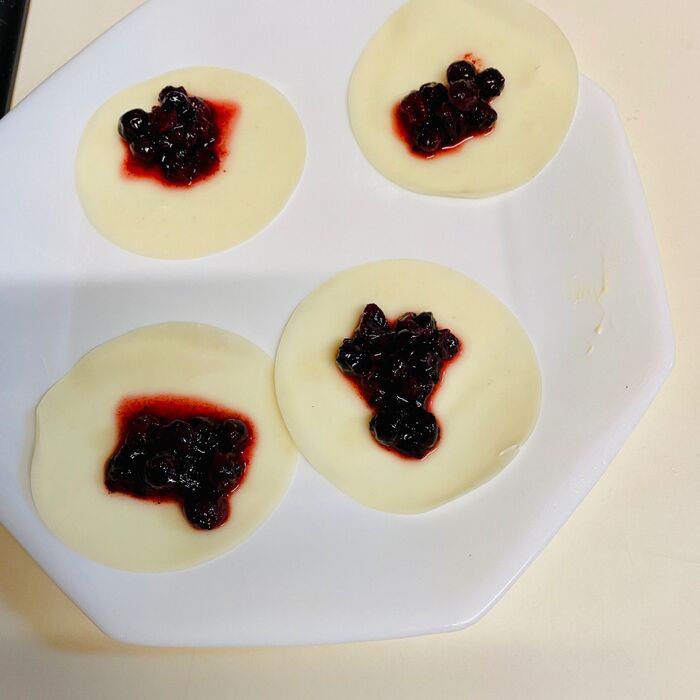 餃子の皮が余ったのでオマケ(*^◯^*)