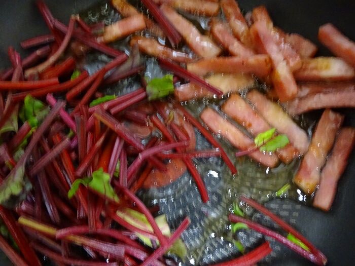 温かいドレッシングを作る!!