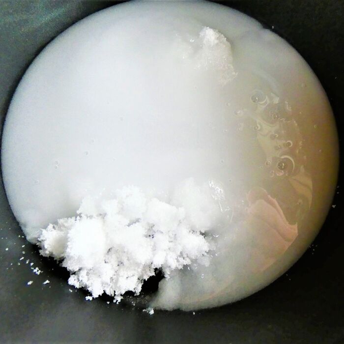 材料を煮詰める、火をかけたら混ぜない!!