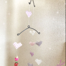 バレンタインから春まで使えるモビール