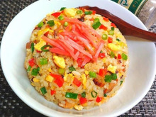 簡単めちゃウマ♪オイマヨとマキシマムで焼豚ねぎチャーハン