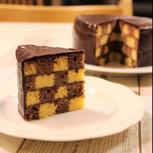 チェック柄で断面萌え♡憧れのケーキ