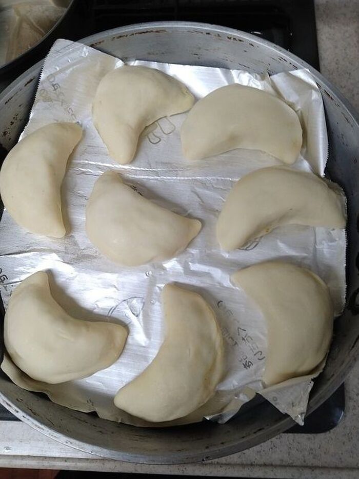 ドライカレーをカレー饅にリメイク