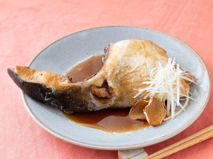 ぶりかまの煮物♪フライパンで簡単こってり味